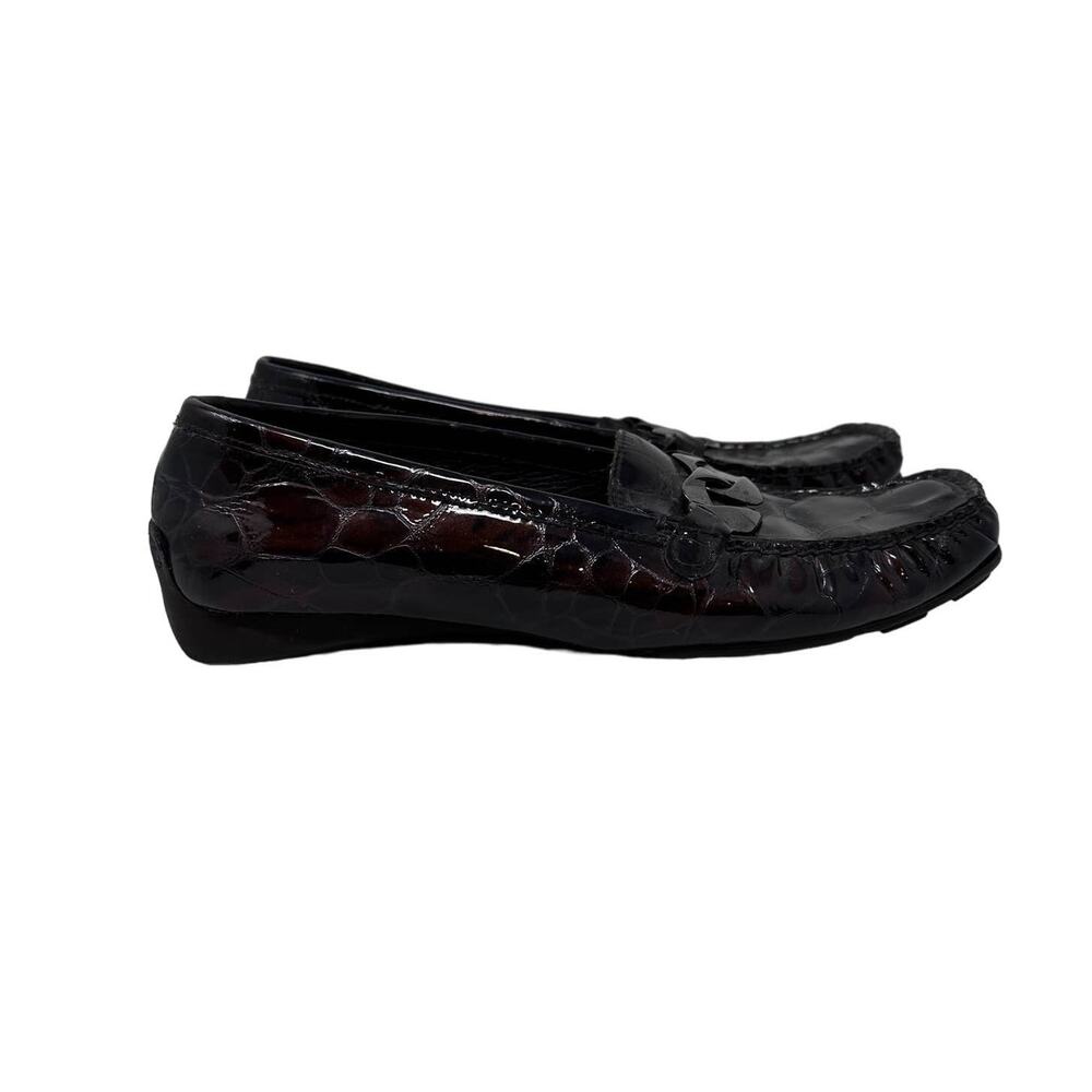 Stuart Weitzman Patent Leather Driving Mocs size 6.5